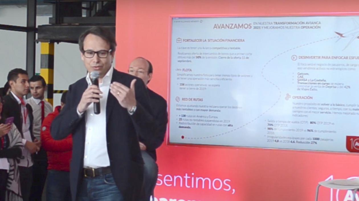 Adrián Neuhause, presidente de Avianca.