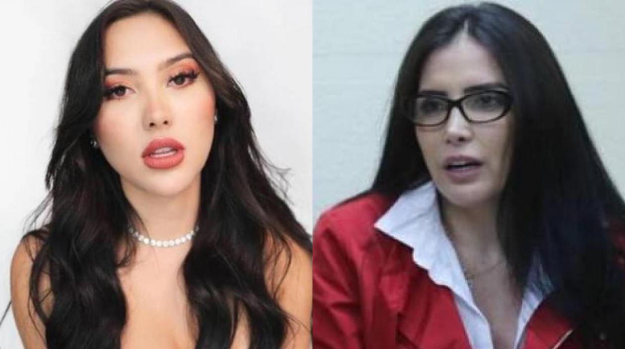 Aida Victoria Merlano y su madre. 