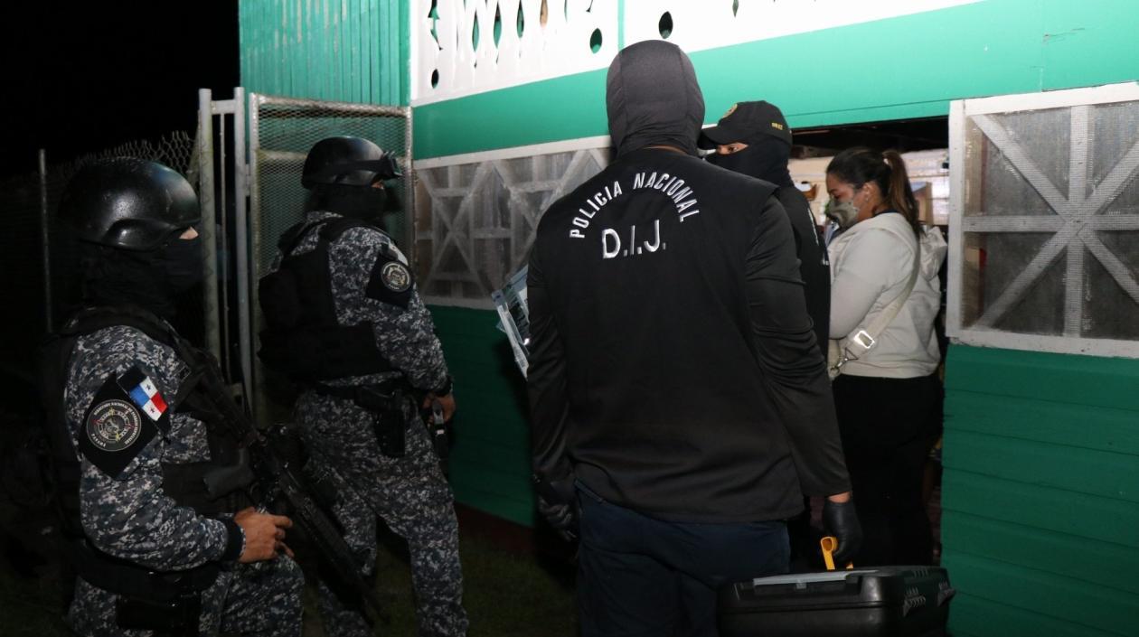 Momento del operativo.