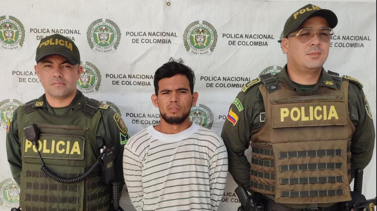 Luis David González Marín, el capturado.