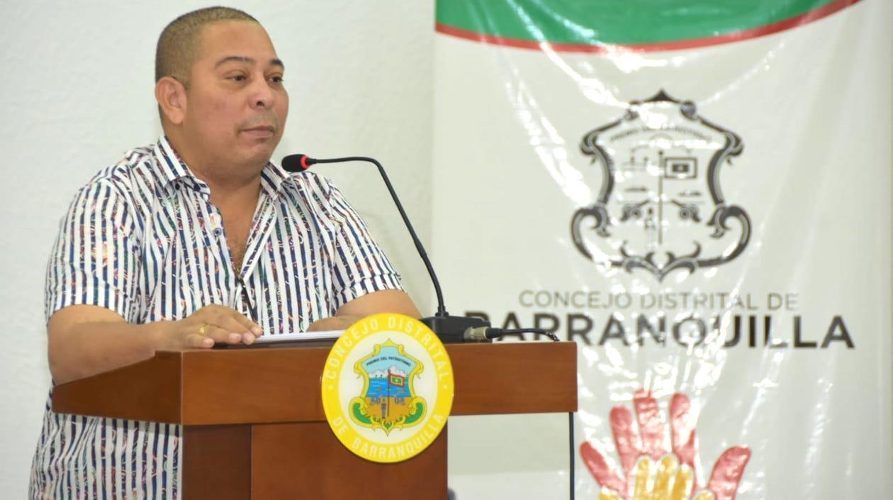 Juan Carlos Ospino, presidente del Concejo.