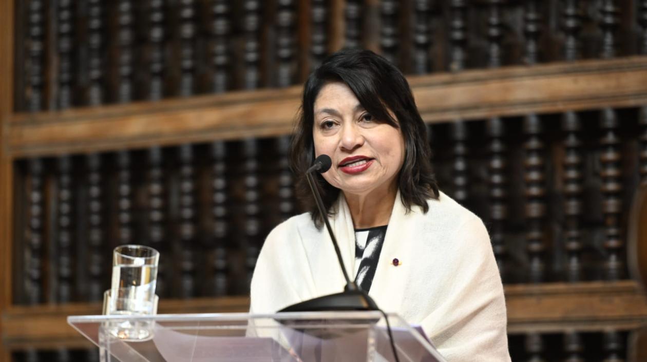 La canciller Ana Cecilia Gervasi.