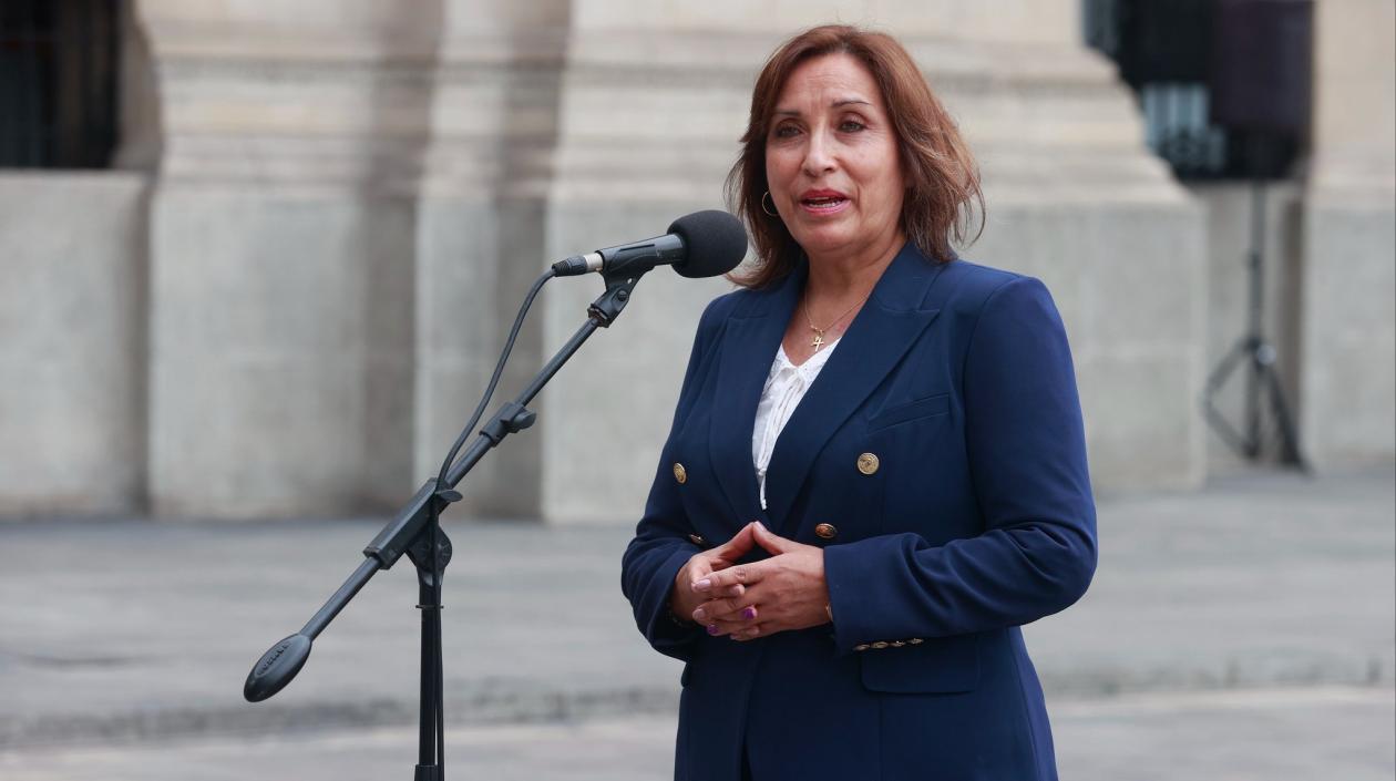 La presidenta de Perú, Dina Boluarte.
