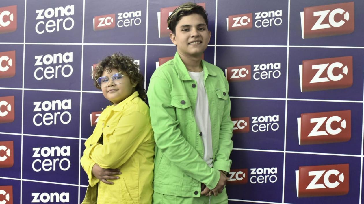 El dúo Champeta Kids.