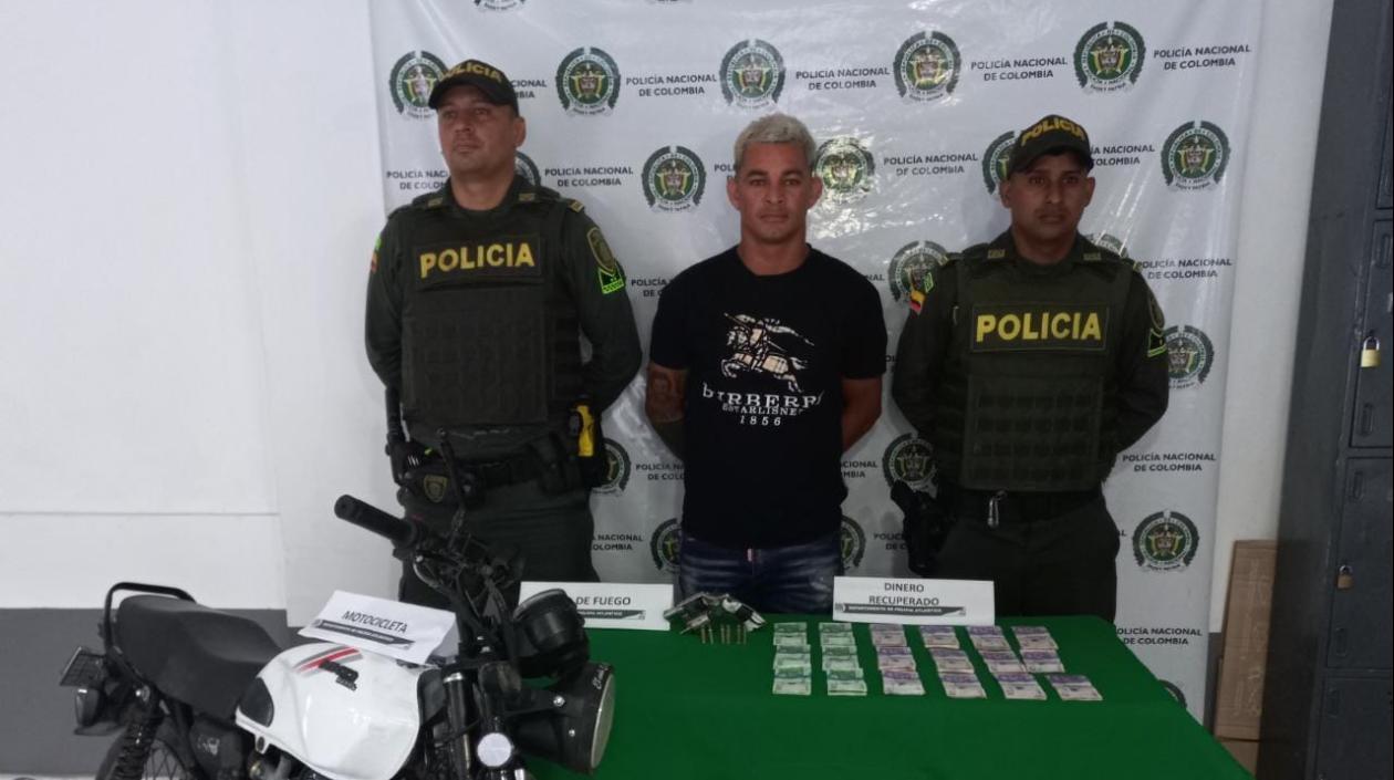 Capturado por la Policía.