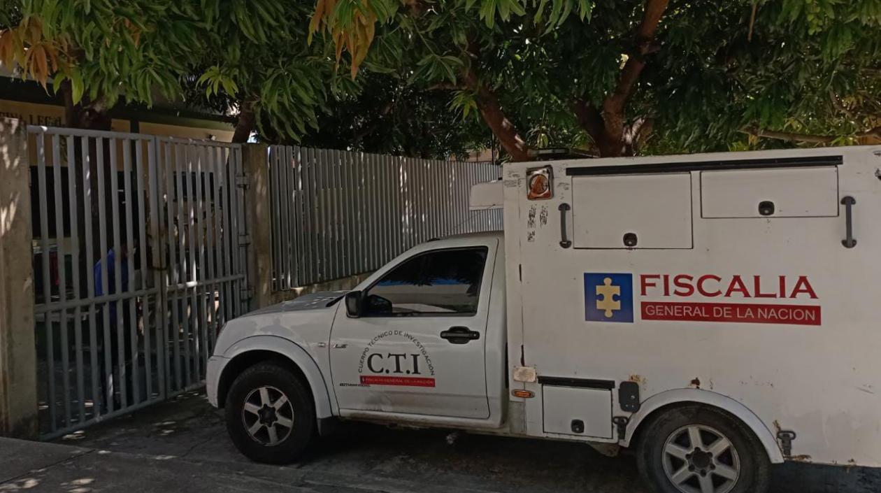 El cuerpo de la víctima fue trasladado a Medicina Legal. 