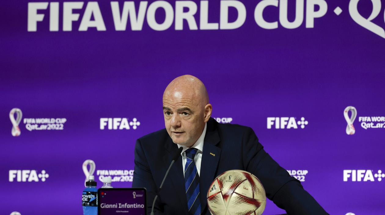 Gianni Infantino, presidente de la Fifa.