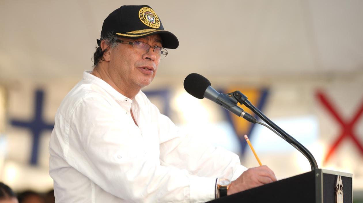 El Presidente de la República, Gustavo Petro.