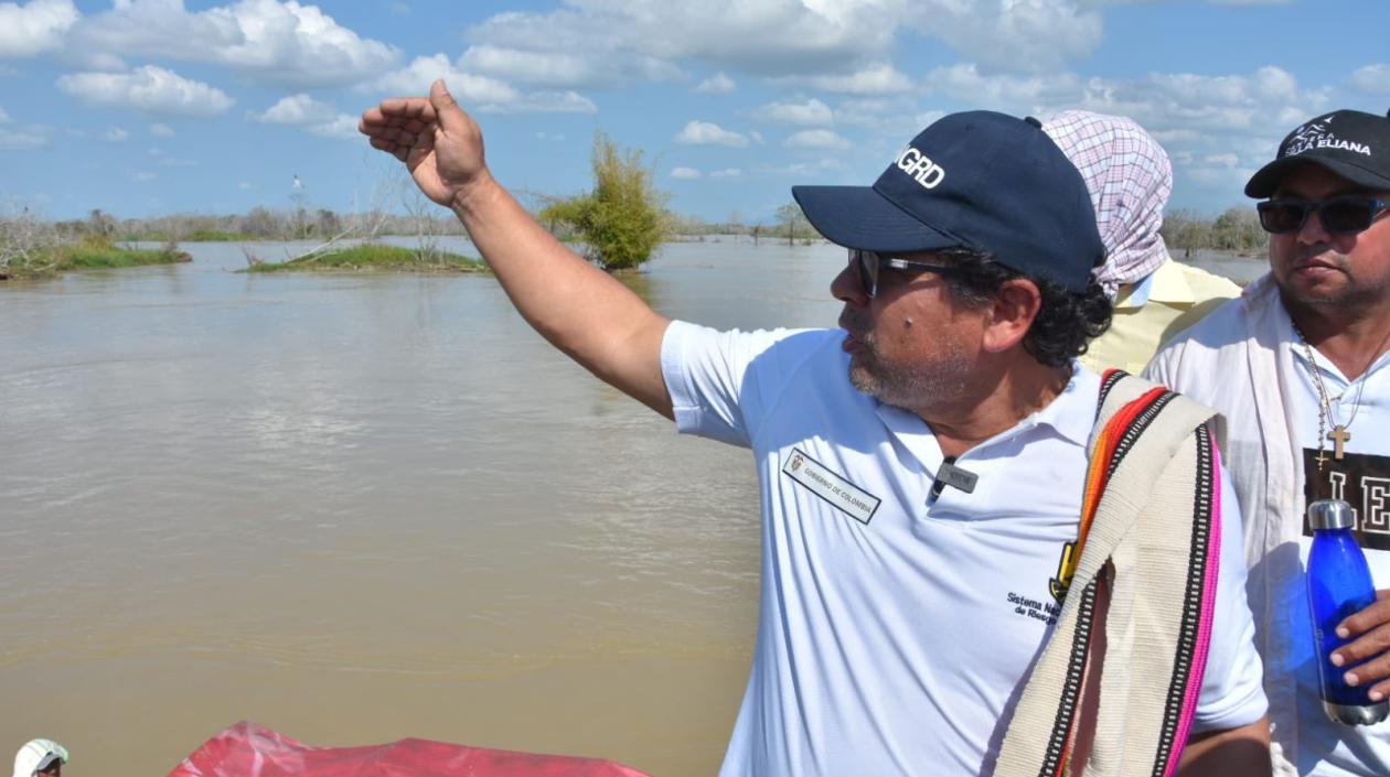 El director de la UNGRD, Javier Pava, en 'Caregato'