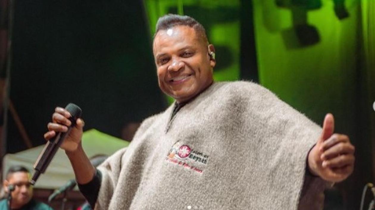 Omar Geles en una presentación en Duitama, Boyacá