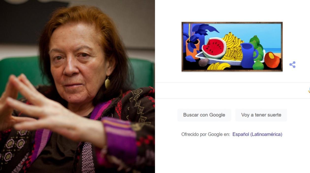 La pintora Ana Mercedes Hoyos y su obra artística. 