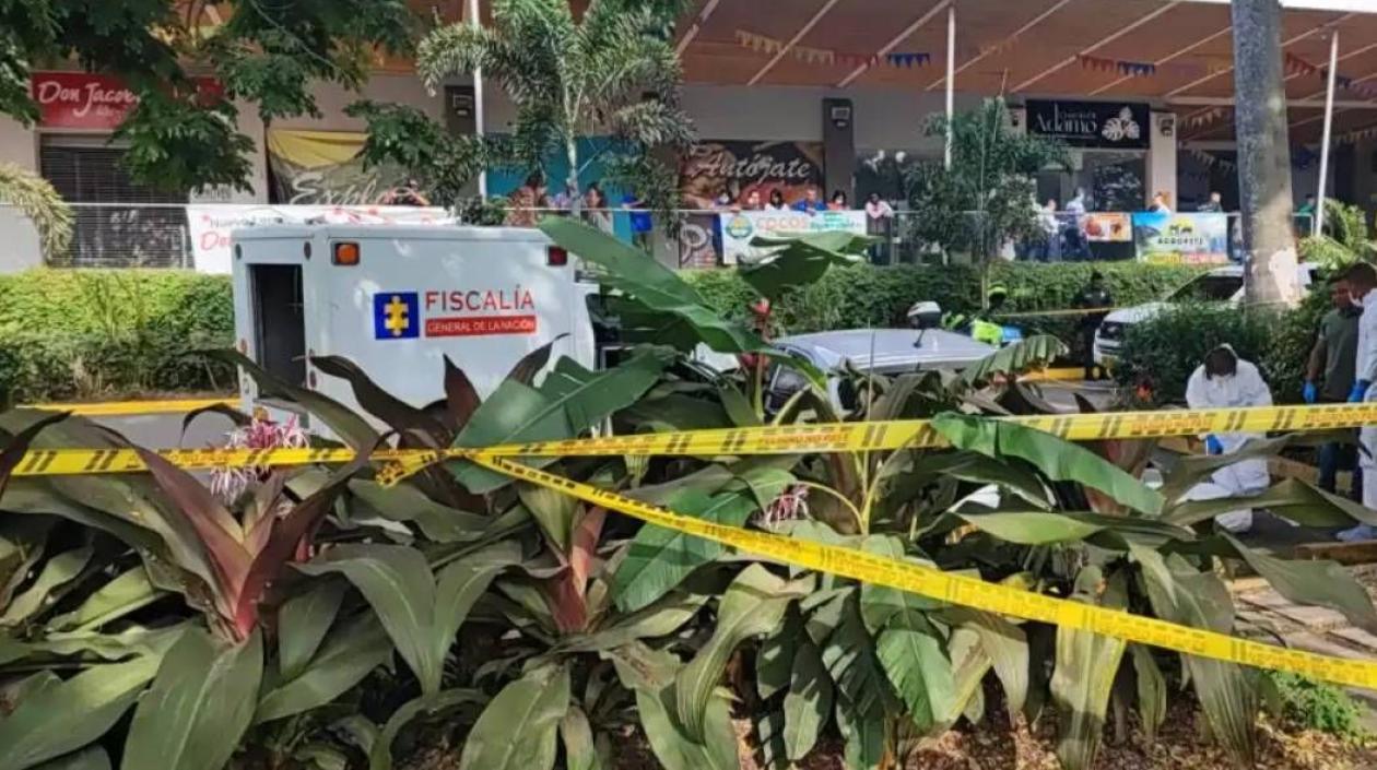 Lugar donde fue asesinada Magdeli Johana Navarro
