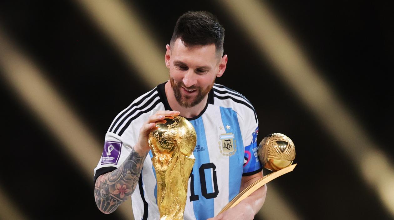 Lionel Messi, mejor jugador de la final y del Mundial de Catar.