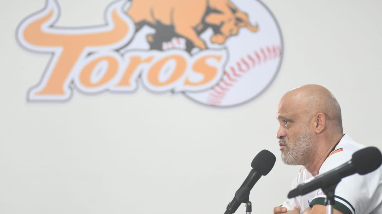 Mendy López, mánager de Toros de Sincelejo.