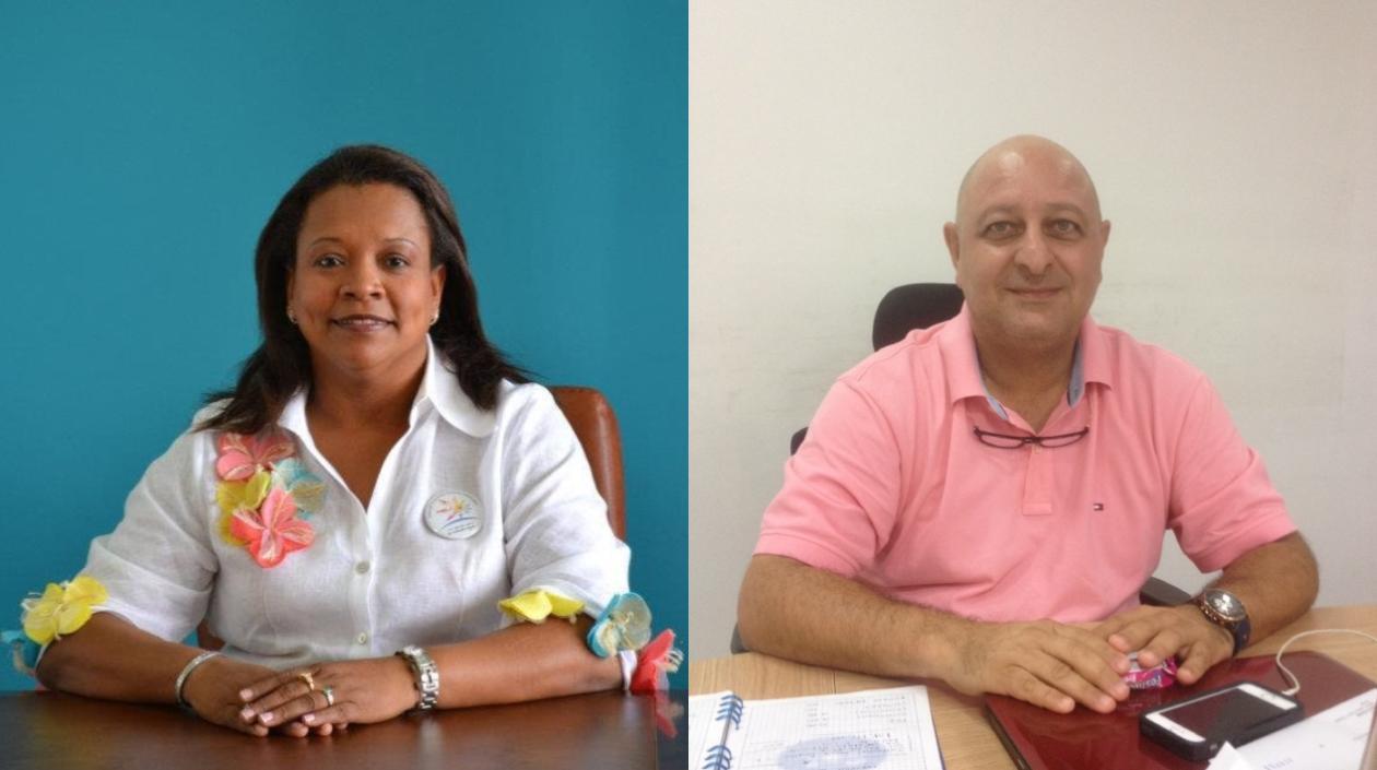 Aury Guerrero Bowie y Ronald Housni Jaler.