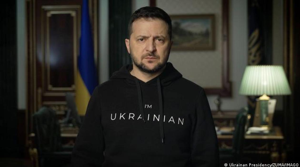 El presidente de Ucrania, Volodímir Zelenski.