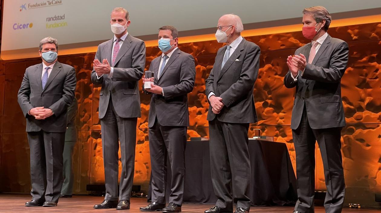 Momento de la premiación.