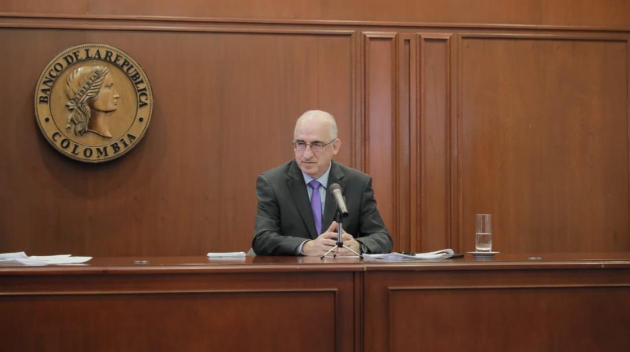 Leonardo Villar, gerente general del Banco de la República.