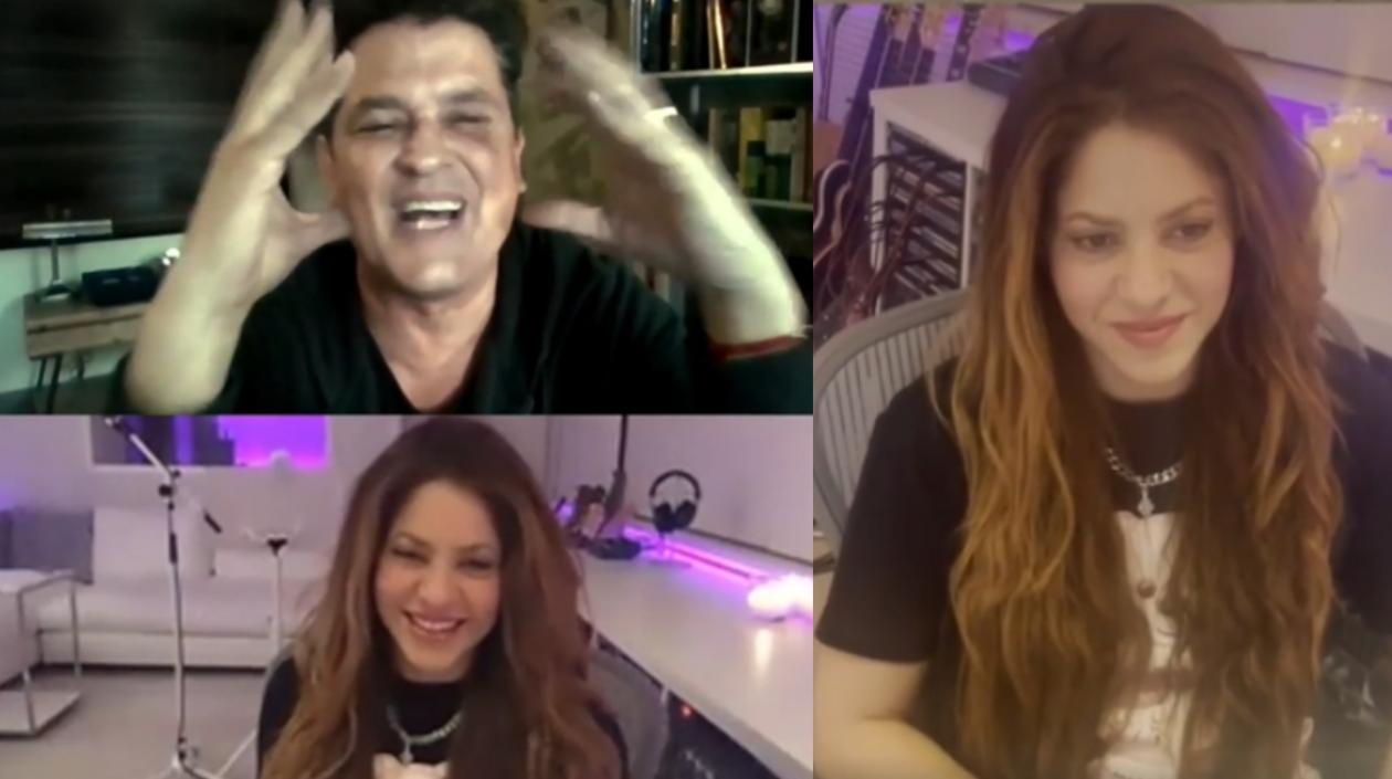 Carlos Vives y Shakira.