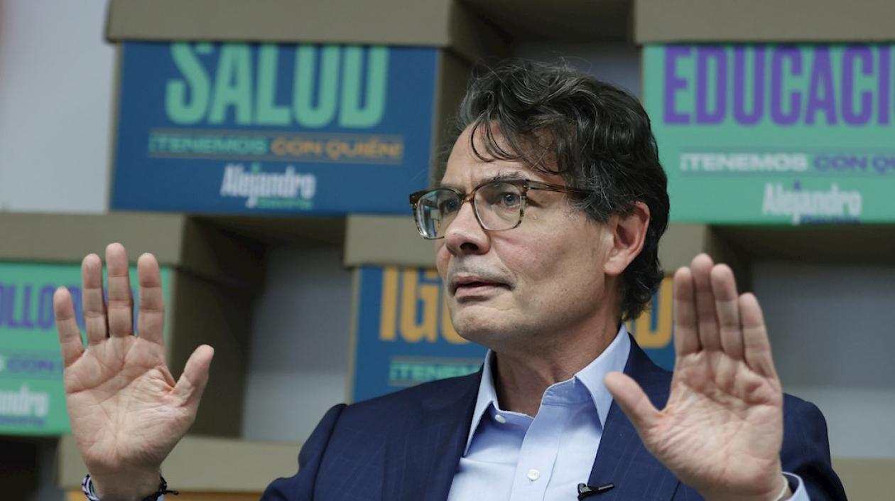 El precandidato Alejandro Gaviria.