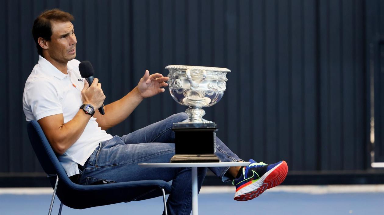 Rafael Nadal, tenista español. 