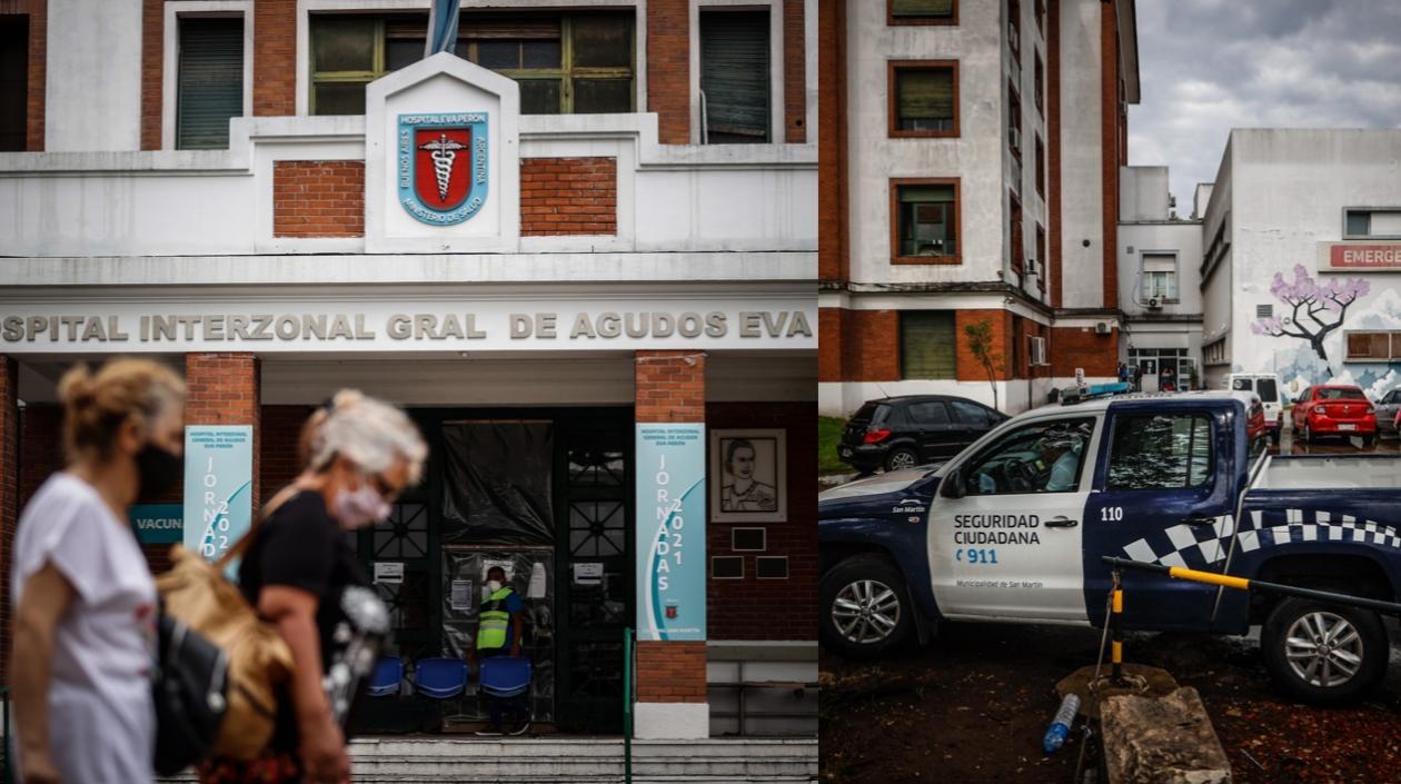 Hospital de Agudos Eva Peron, donde se encuentran internadas varias personas por el consumo de cocaína adulterada, en la localidad de San Martín, en Buenos Aires.