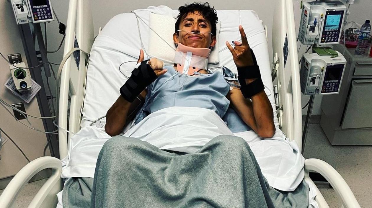 Egan Bernal, ciclista colombiano. 
