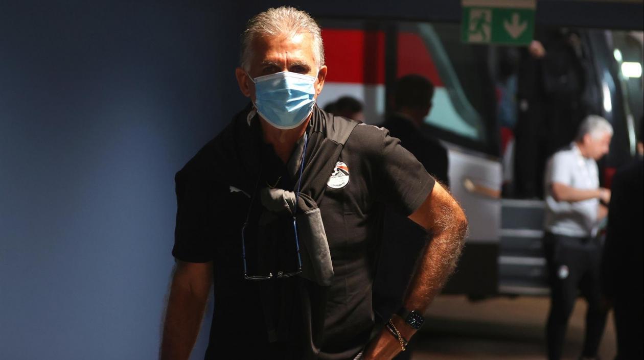 Carlos Queiroz, técnico de Egipto. 