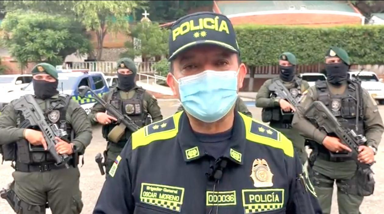 General Oscar Moreno Miranda, comandante de la Policía de Cúcuta.