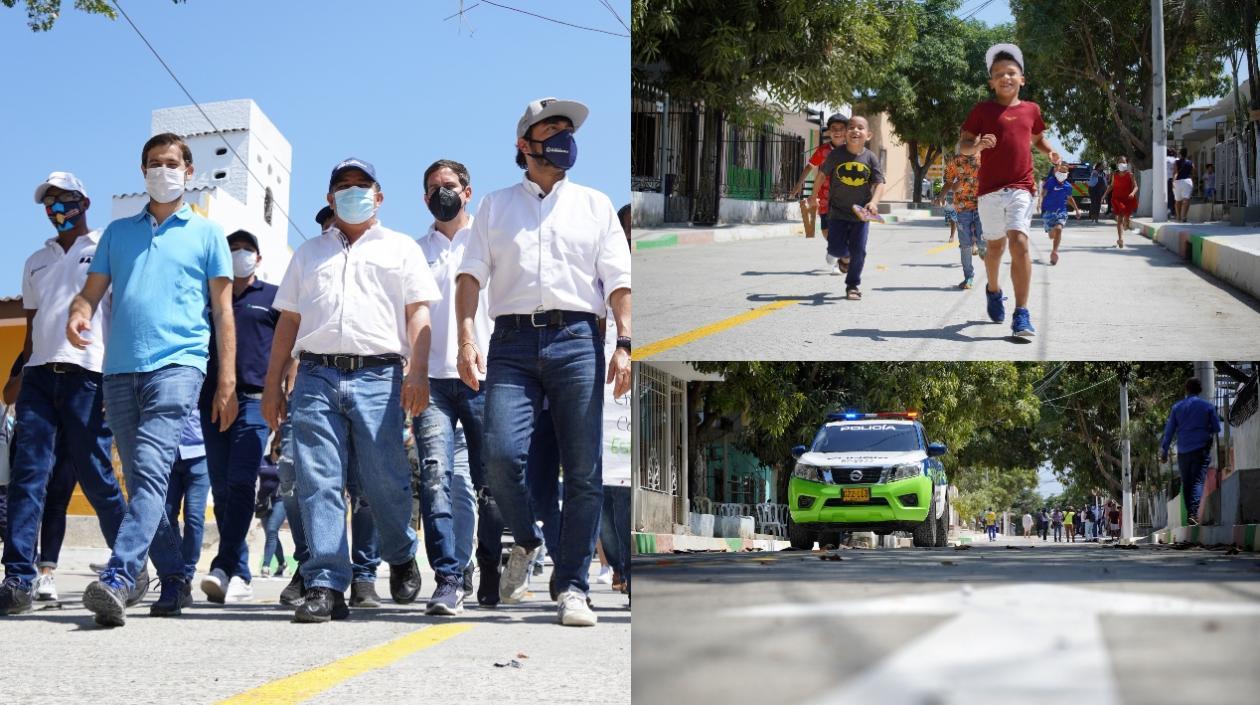 Alcalde Jaime Pumarejo recorre el barrio San Luis.