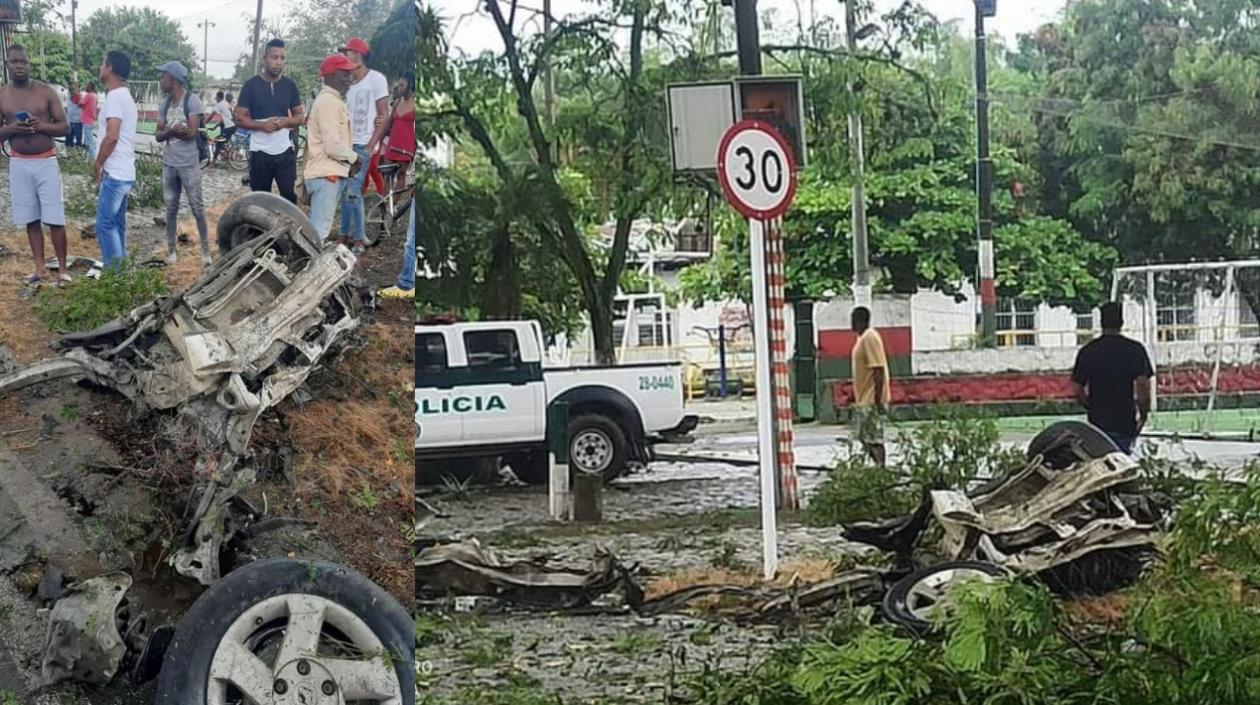 Carro bomba explotó cerca de la estación de Policía en Padilla, Cauca.