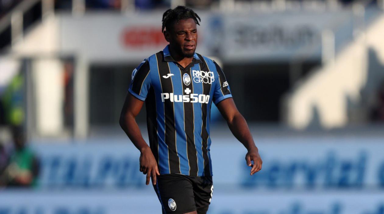Duván Zapata, delantero del Atalanta. 