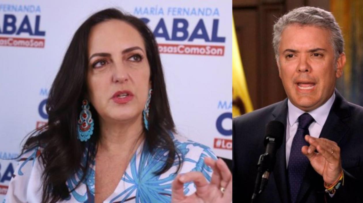 María Fernanda Cabal criticó al Presidente.