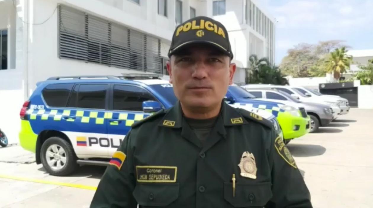 Coronel Jhon Sepúlveda. 