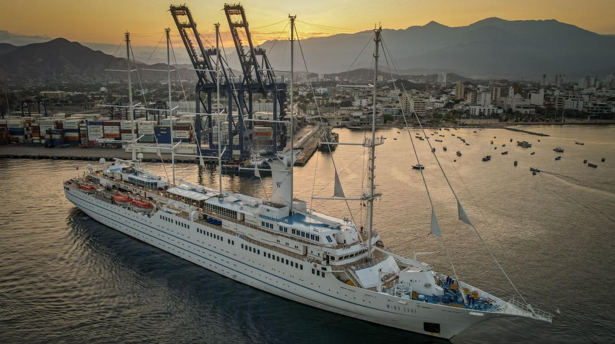 Los primeros cruceros de la temporada en Santa Marta 