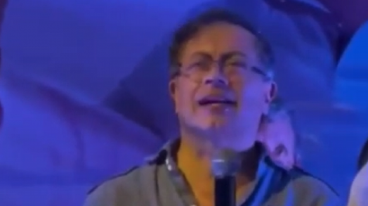 El candidato Gustavo Petro.