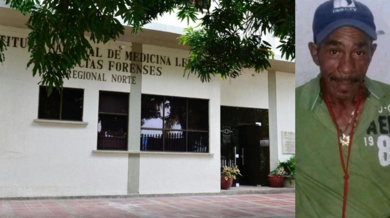 El cuerpo de Jesús María Pérez fue llevado a Medicina Legal. 