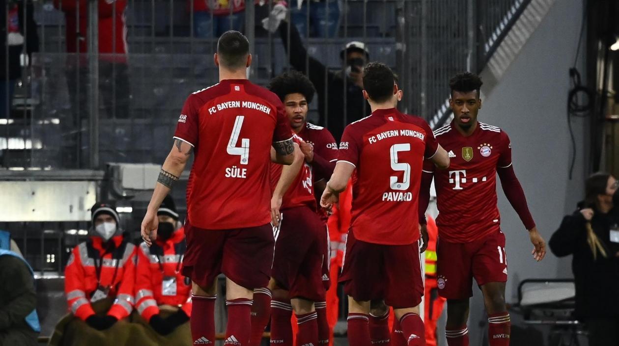 Jugadores del Bayern Múnich. 