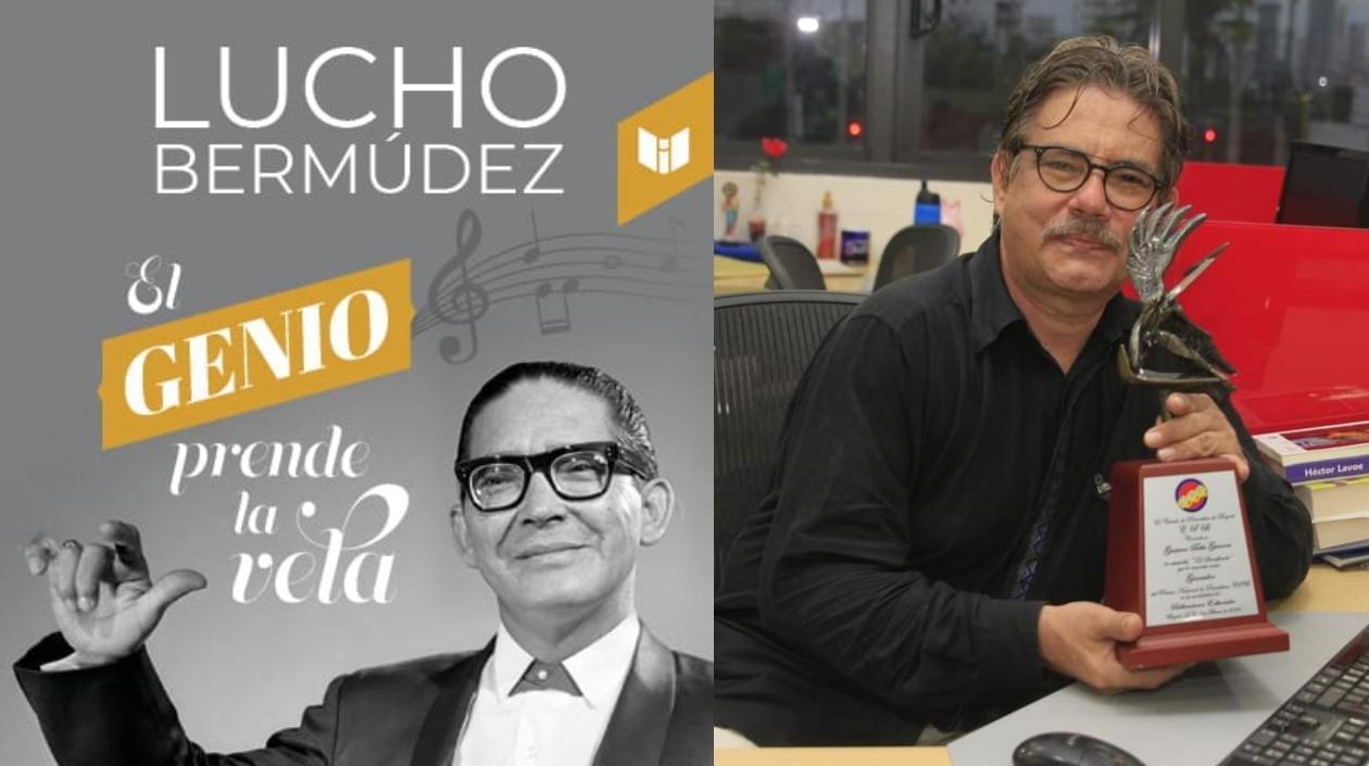 Gustavo Tatis y el galardón.