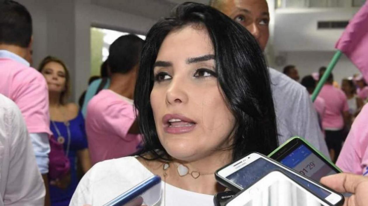 La excongresista Aida Merlano.