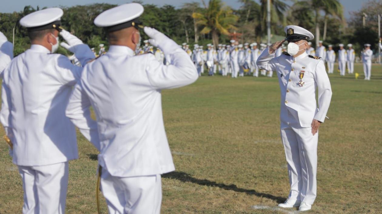 Ceremonia de ascenso. 