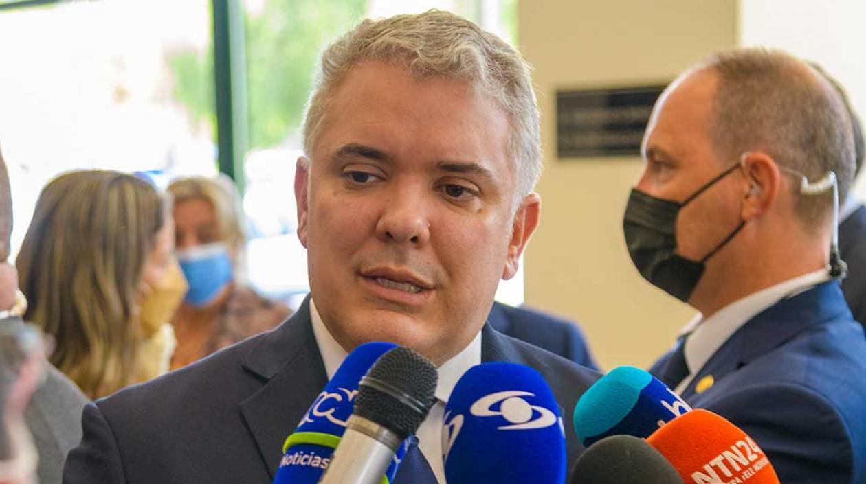 El Presidente de la República, Iván Duque.