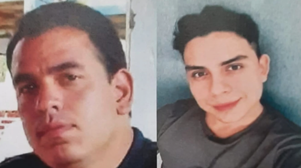 Javier Mauricio Palomino y su hijo Juan Fernando Palomino.