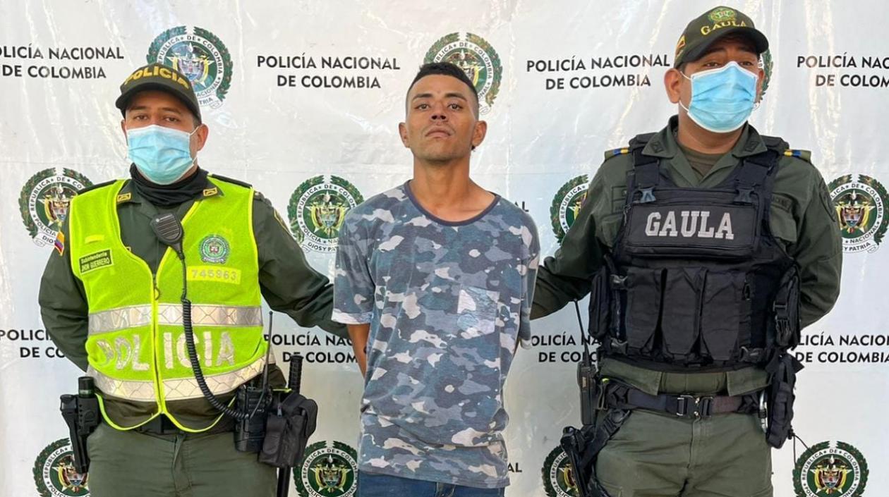 Carlos Eduardo Jaraba Barrillo, capturado.