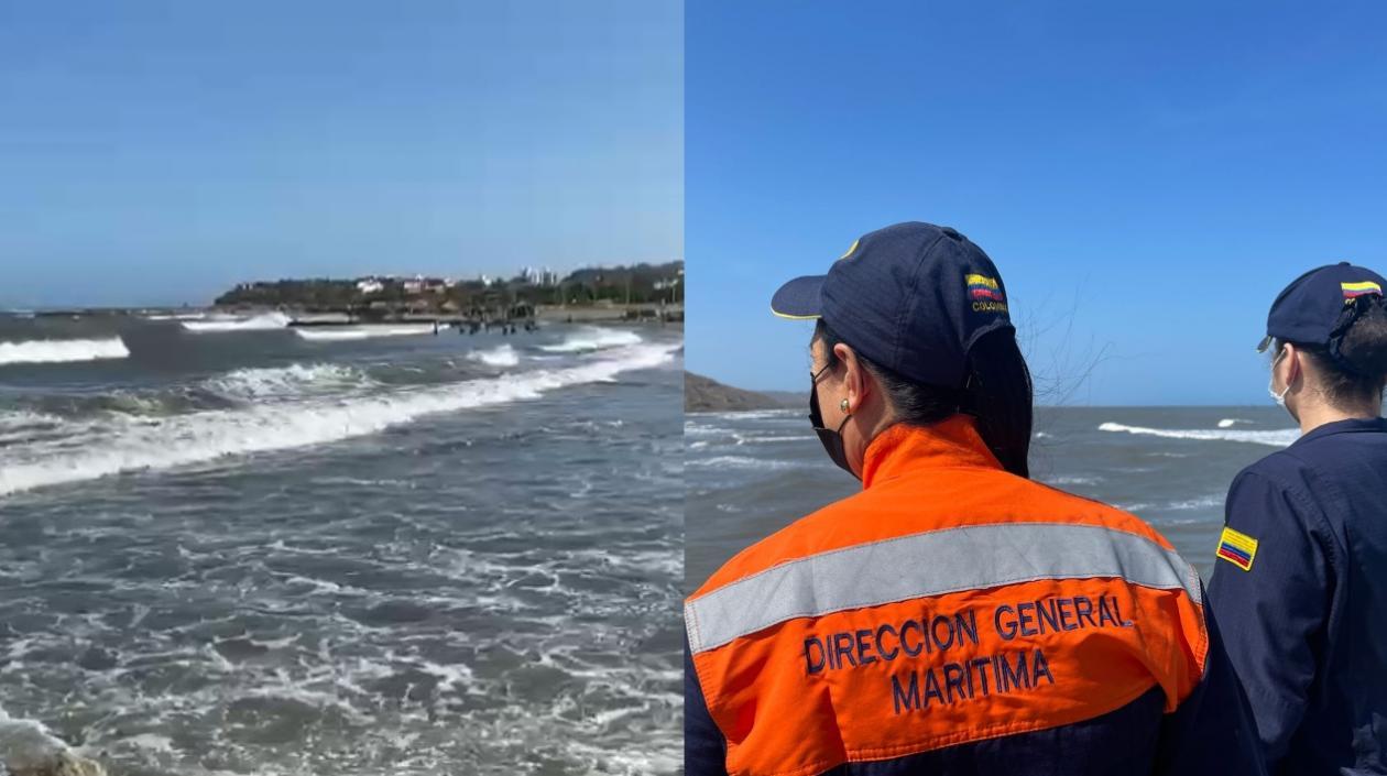 Dimar inspecciona las playas del Atlántico.