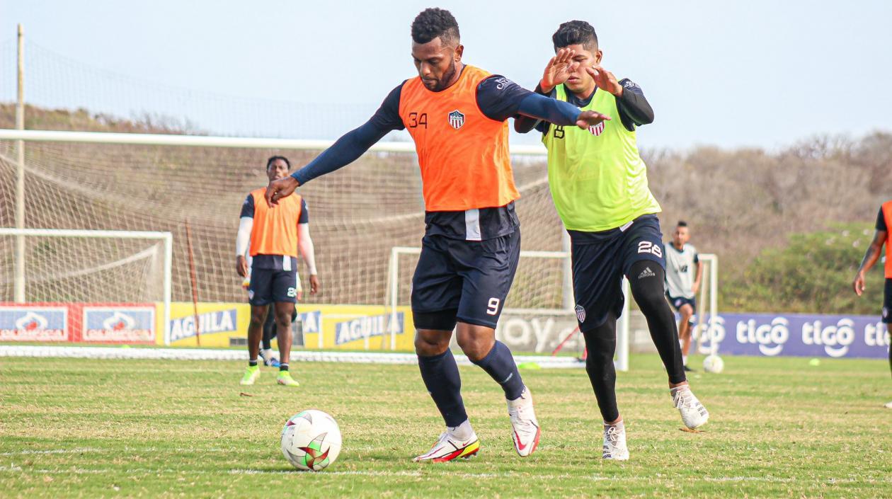 Miguel Àngel Borja, delantero de Junior. 