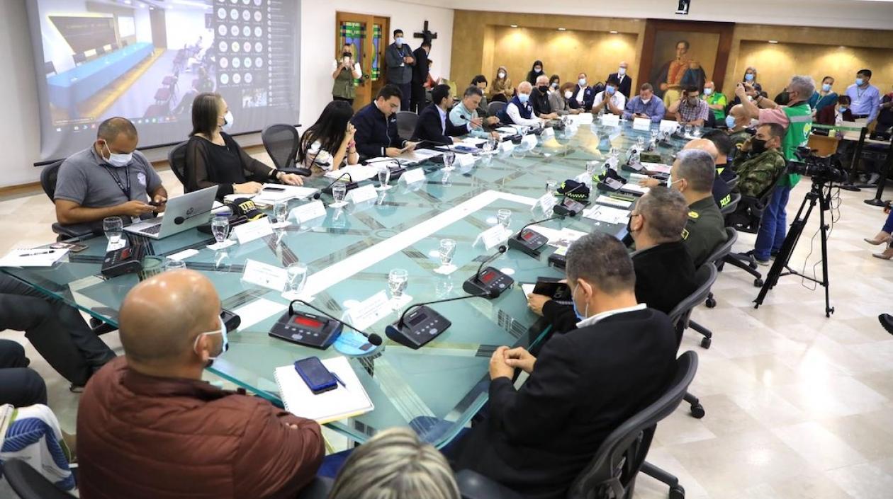 Las autoridades adoptando medidas.