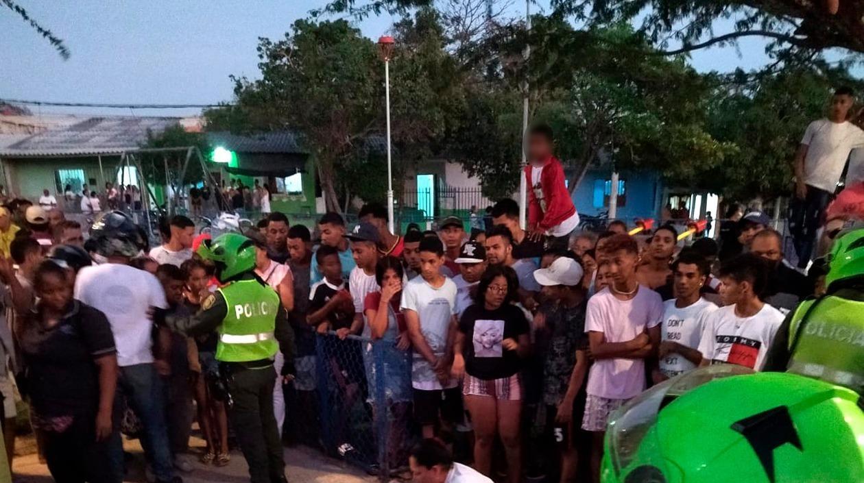 Homicidio en el barrio La Manga.