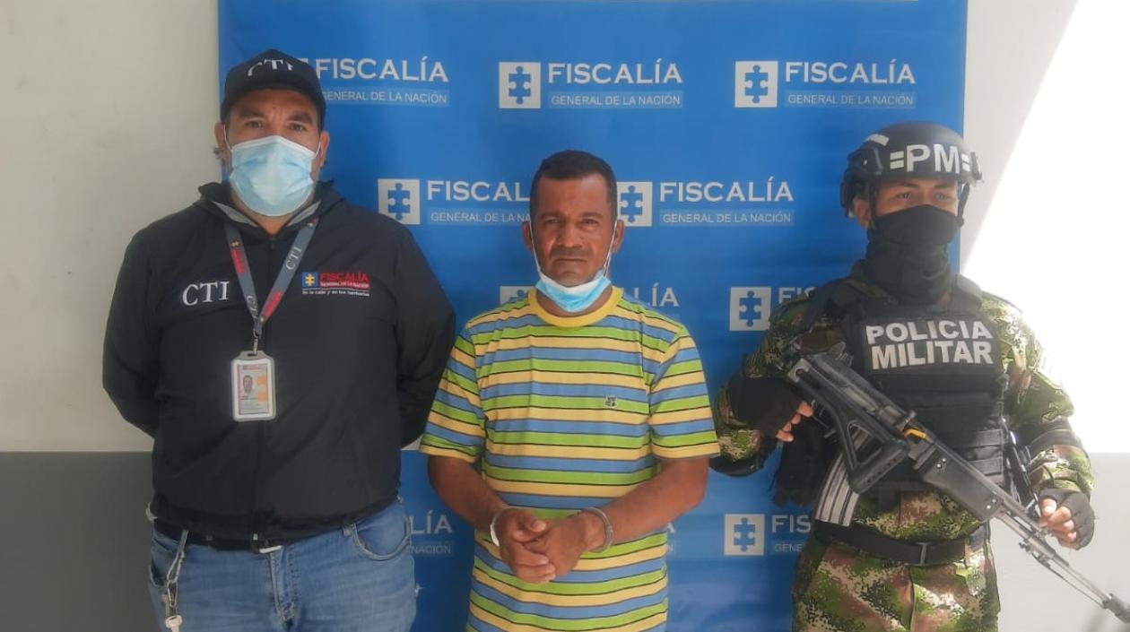 Mario Manuel Restrepo Bustamante, capturado. 