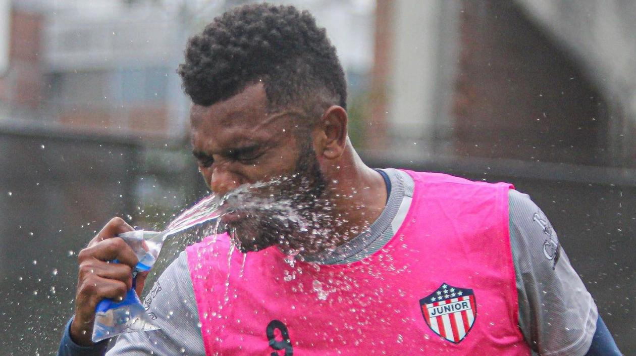 Miguel Ángel Borja, delantero de Junior. 